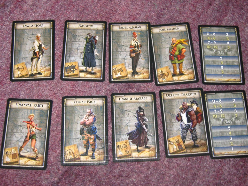 Adventurers cards